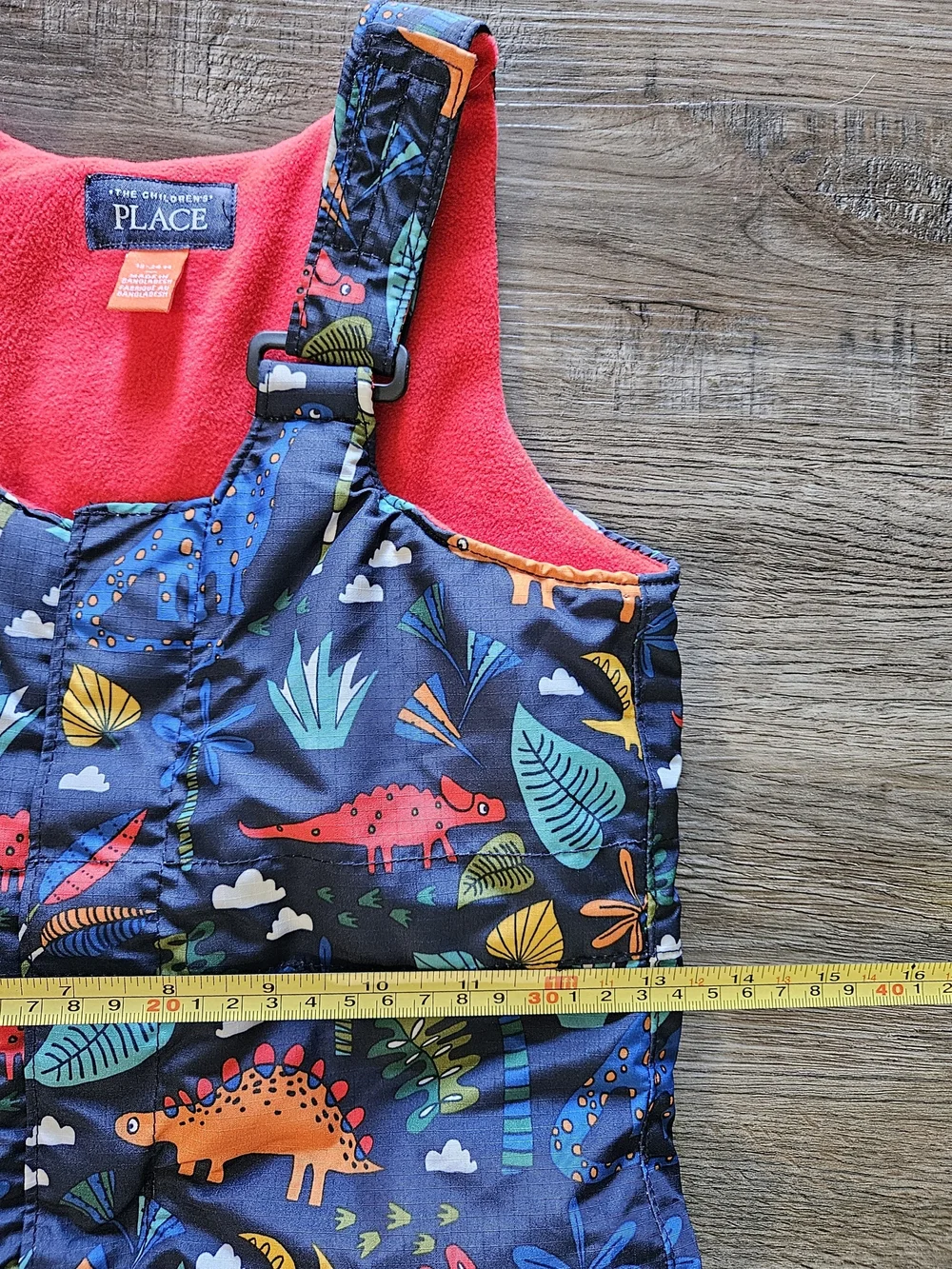 The‎ Children's Place Toddler Boys Dino Print Adjustable Snow Overalls